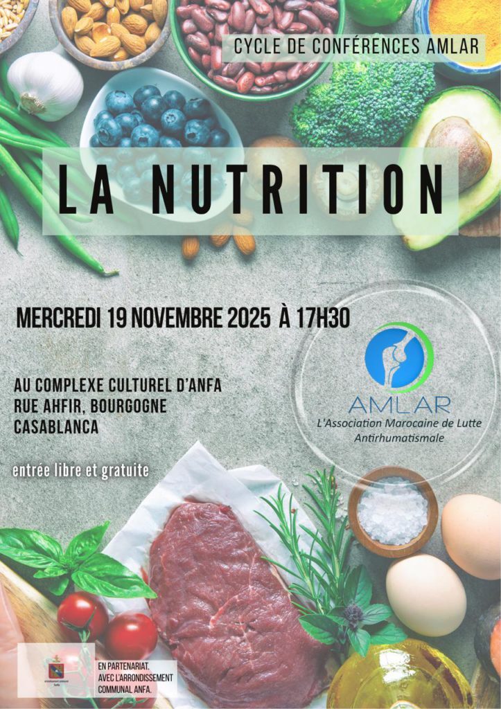 Conférence AMLAR – La Nutrition : Un pilier de la santé